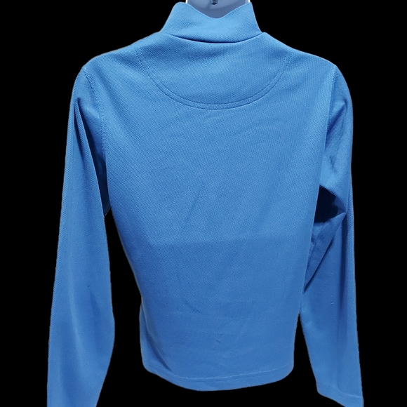 The North Face Women's Blue 1/4 Zip Pullover 100% Polyester - Size S - Picture 2 of 6